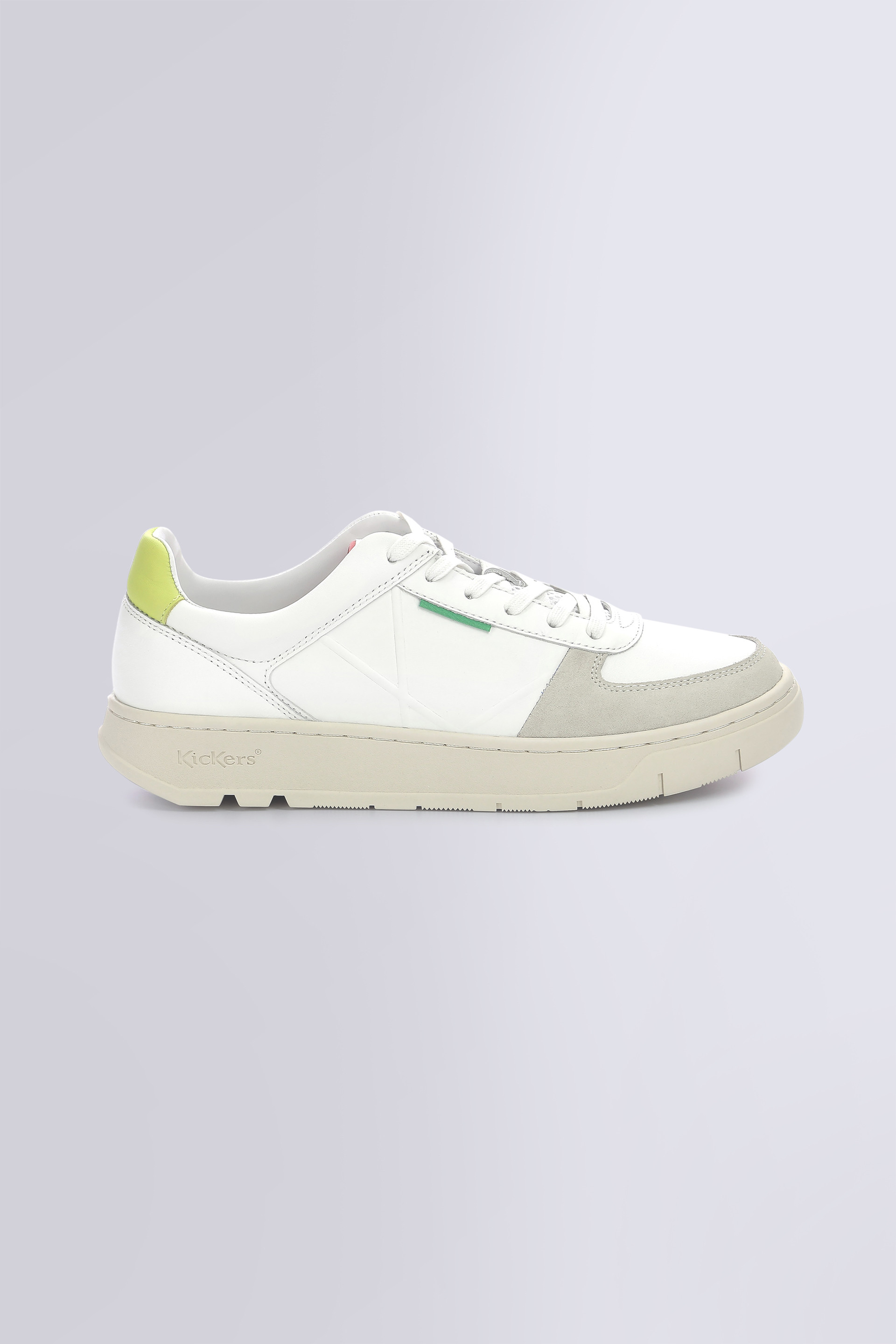 Kick Allow - Baskets blanches unisexe - Kickers © Site Officiel