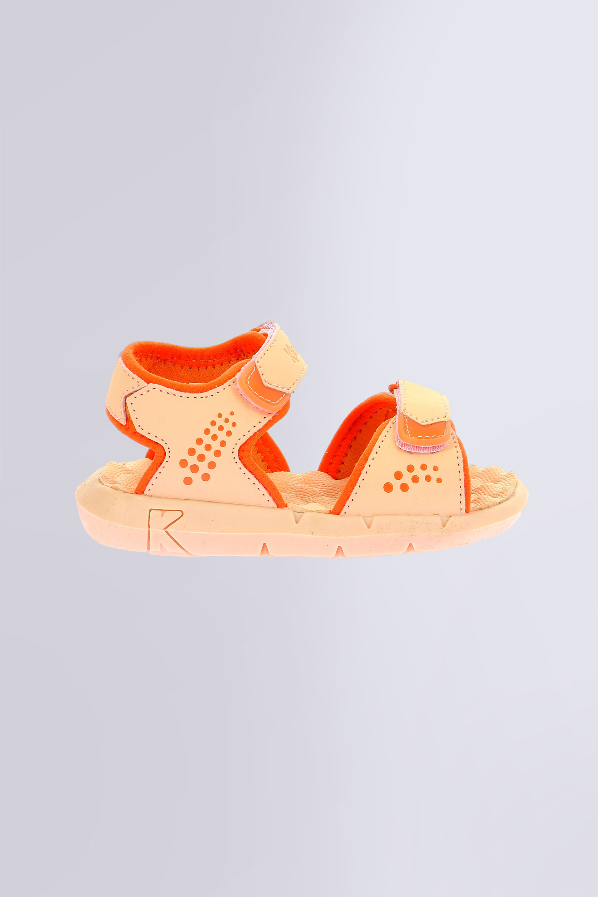 Jumangap | Orangey pink sandals for girls and boys | Kickers © Official Site