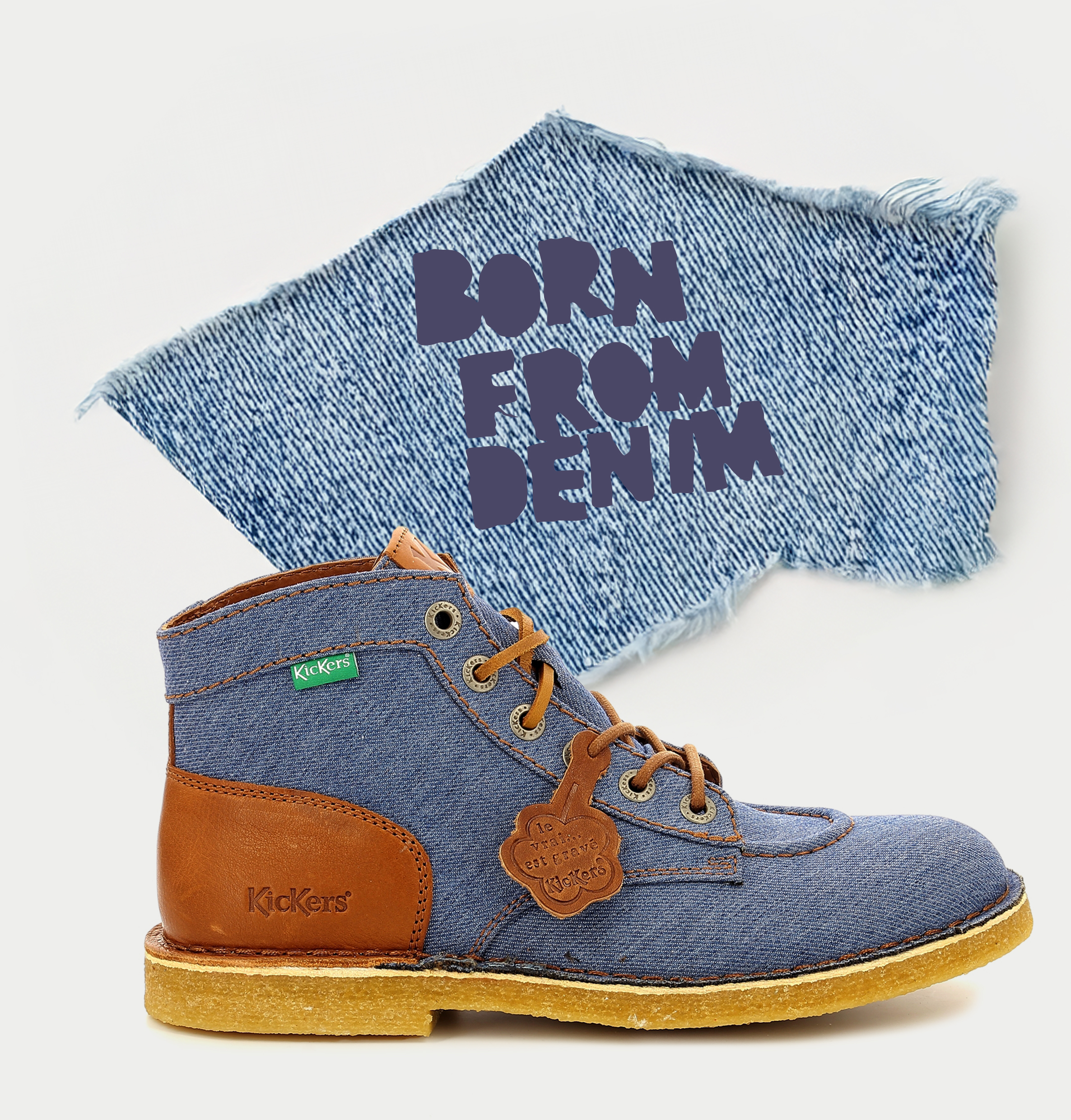 Kickers, the genuine jeans boot