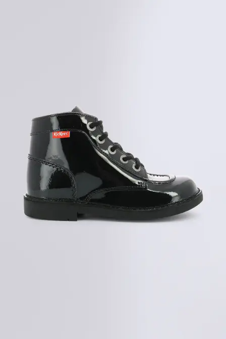 KICK COL BLACK PATENT