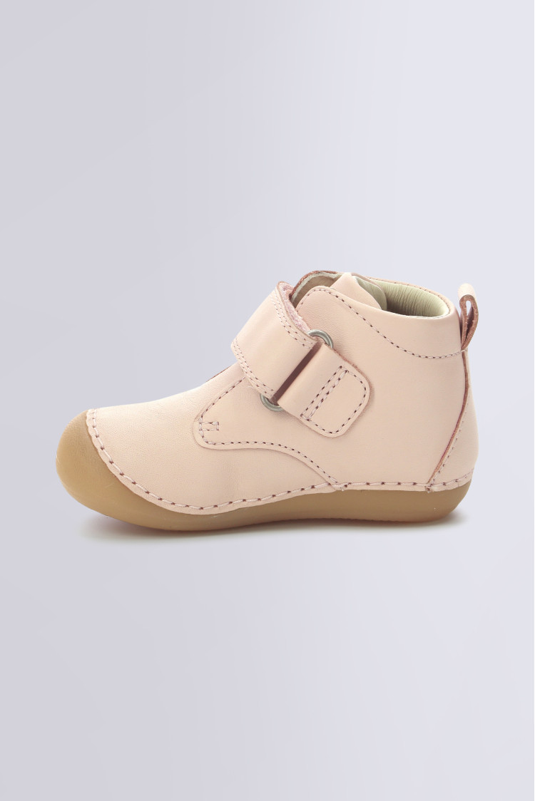 Sabio light pink ankle boots for baby - Kickers © Official website