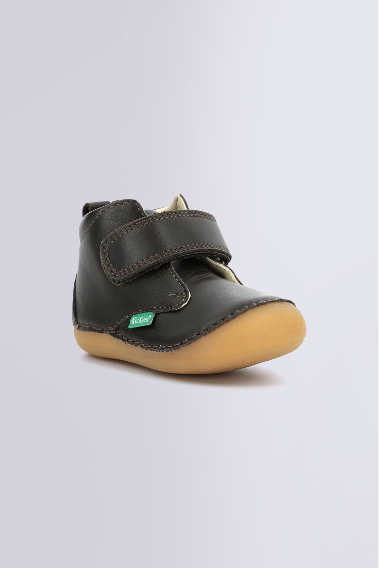 Bottillons cuir bébé garçon Sabio KICKERS® 1ers pas - camel