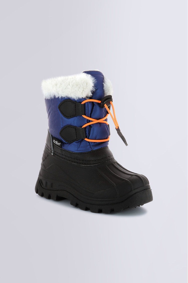 Sealsnow bleu et noir - bottes de neige garçon - Kickers ©