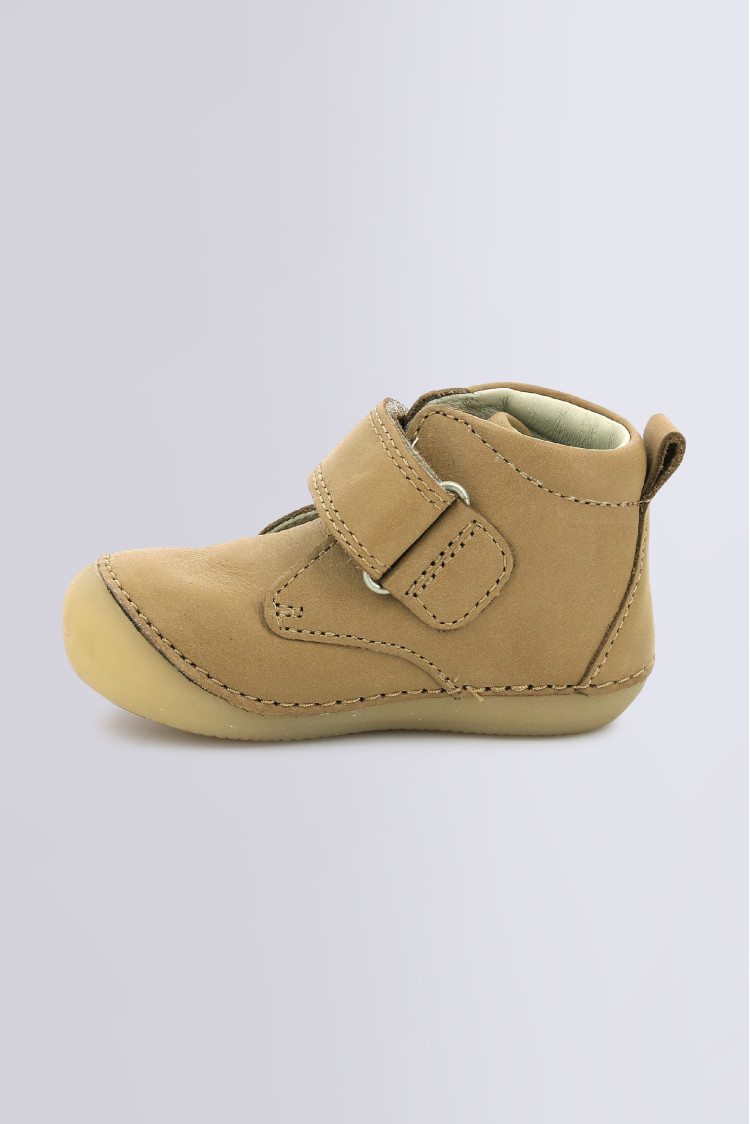 Bottillons cuir bébé garçon Sabio KICKERS® 1ers pas - camel