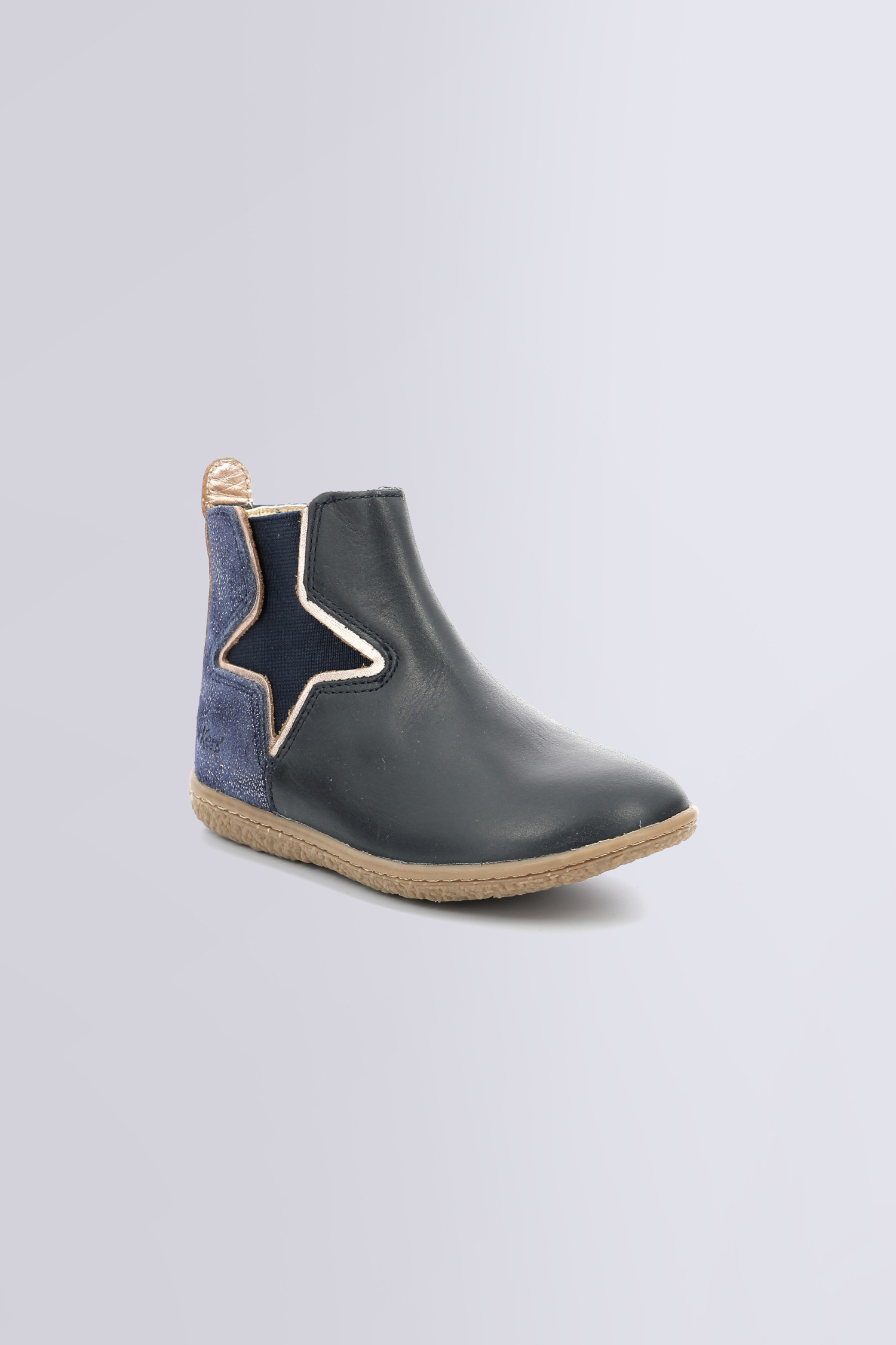 kickers VERMILLON MARINE METALLISE