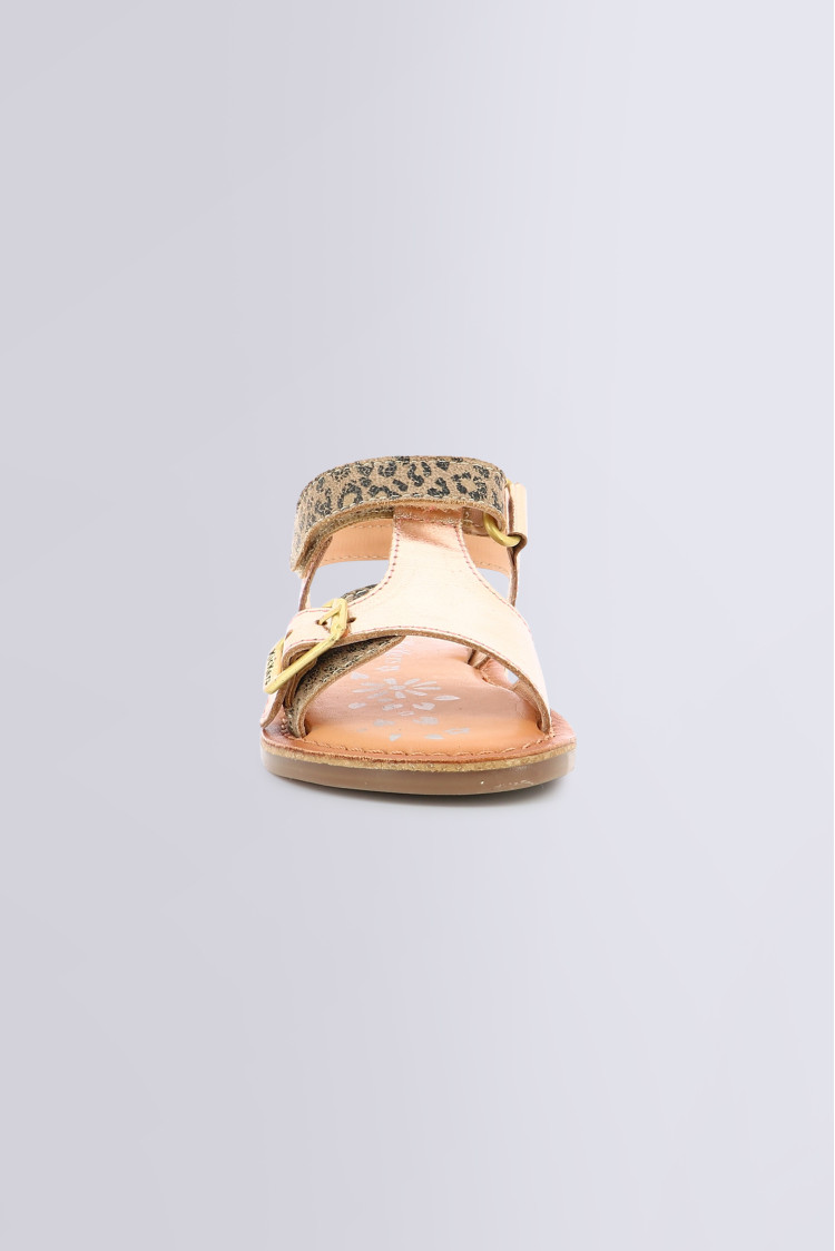 Sandale Bebe Fille DIAZZ beige en cuir