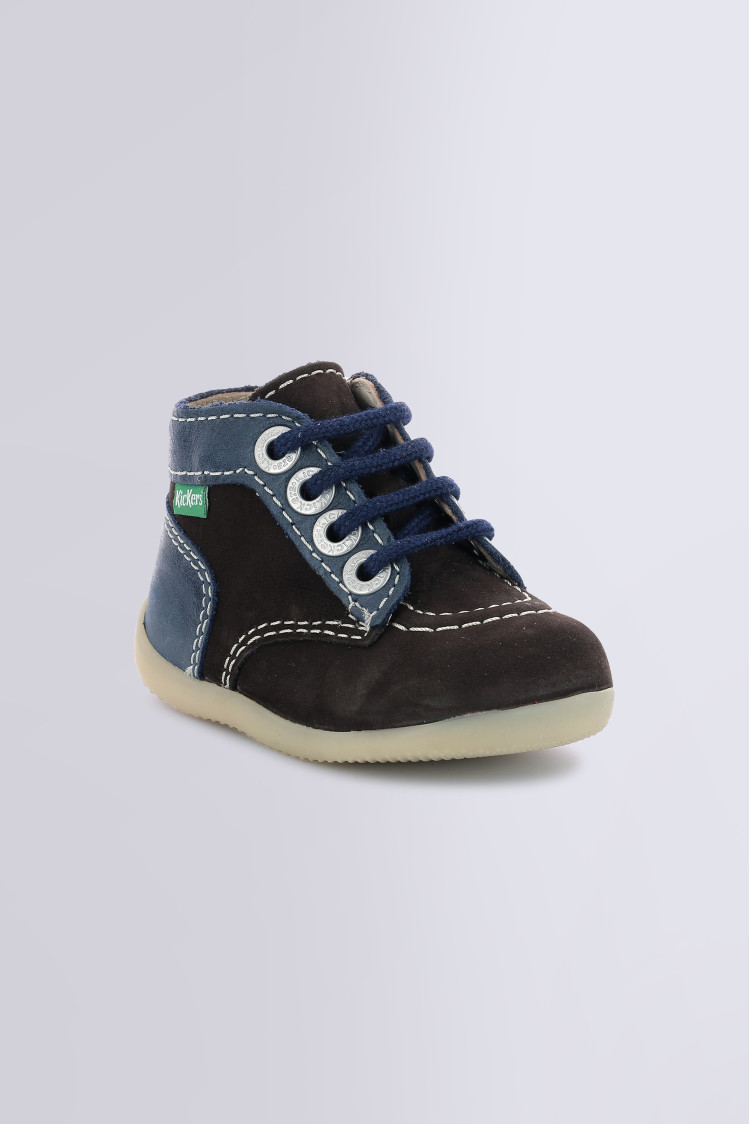 BONZIP-2 DARK BROWN NAVY