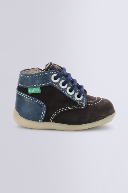 BONZIP-2 DARK BROWN NAVY