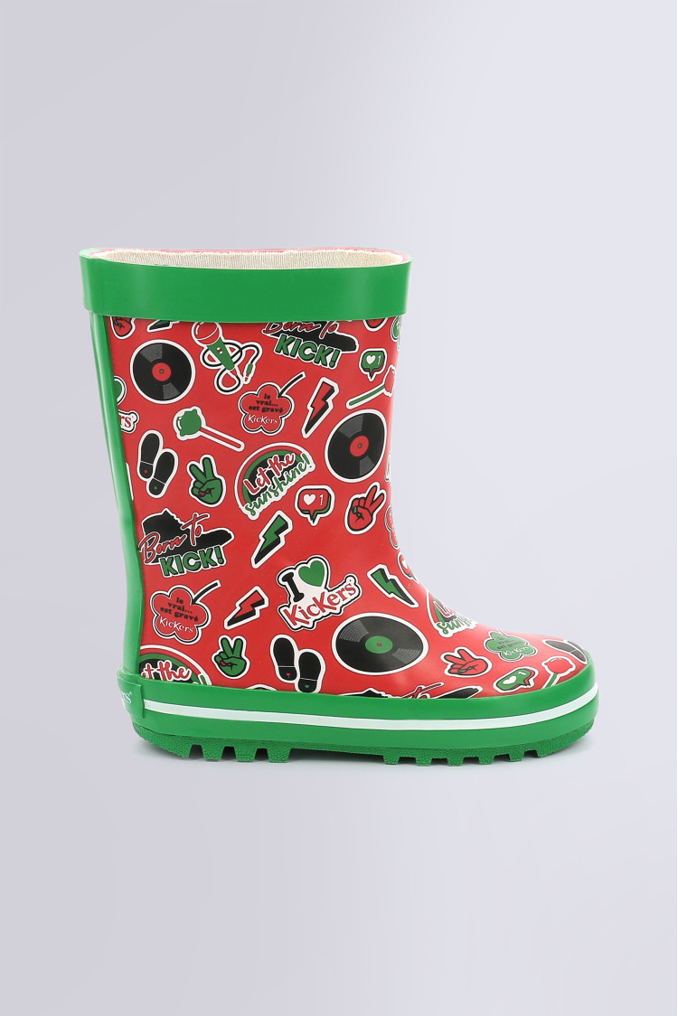 KICKRAIN RED PRINTED KICKRAIN RED PRINTED