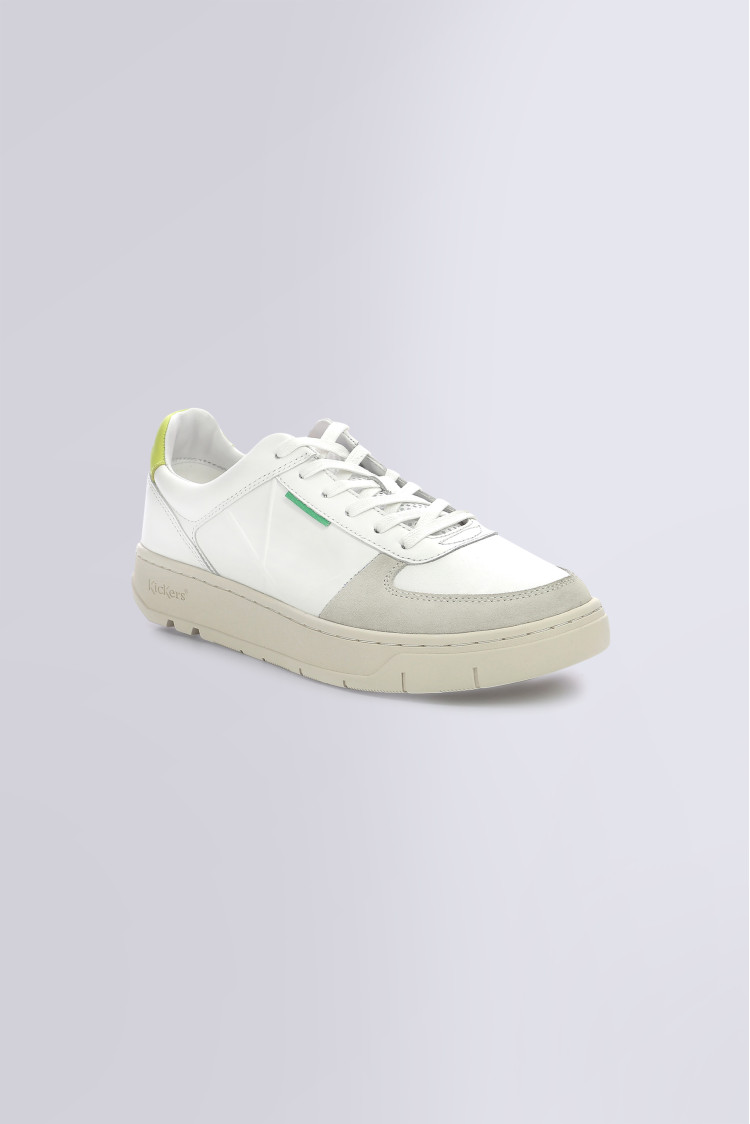 fabriek vermoeidheid een paar Kick Allow - Sneaker in weiß und neongelb für Damen und Herren - Kickers ©  Offizielle Website