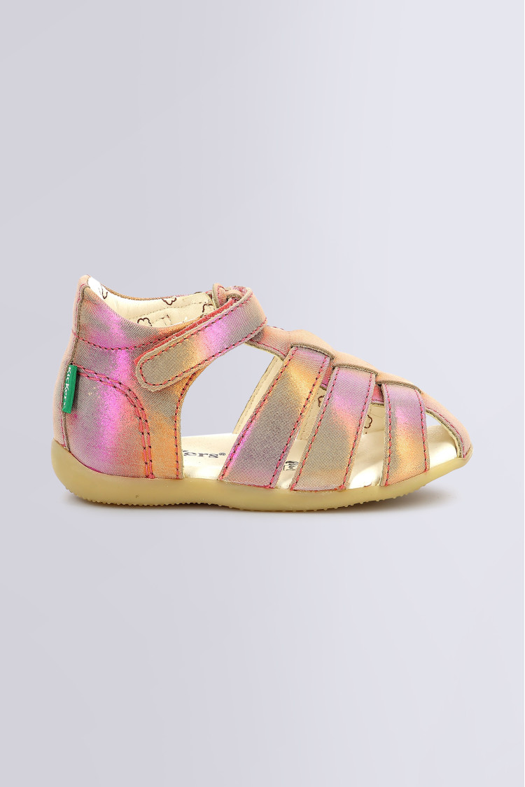 Bigflo pink sandals for girl Kickers Official website