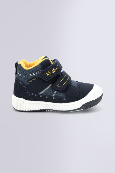 Sneakers Hautes Kickalien Kaki Jaune Taupe Kickers - Enfant