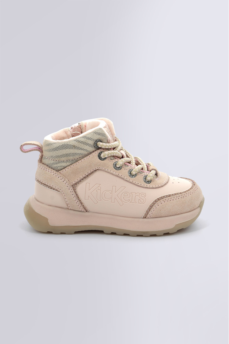 Kouic - Sneakers rose clair pour fille - Kickers © Site Officiel