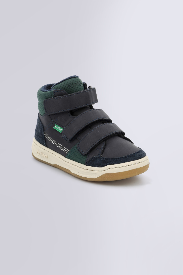 Kroisy Baskets Hautes marine et vert pour gar on Kickers