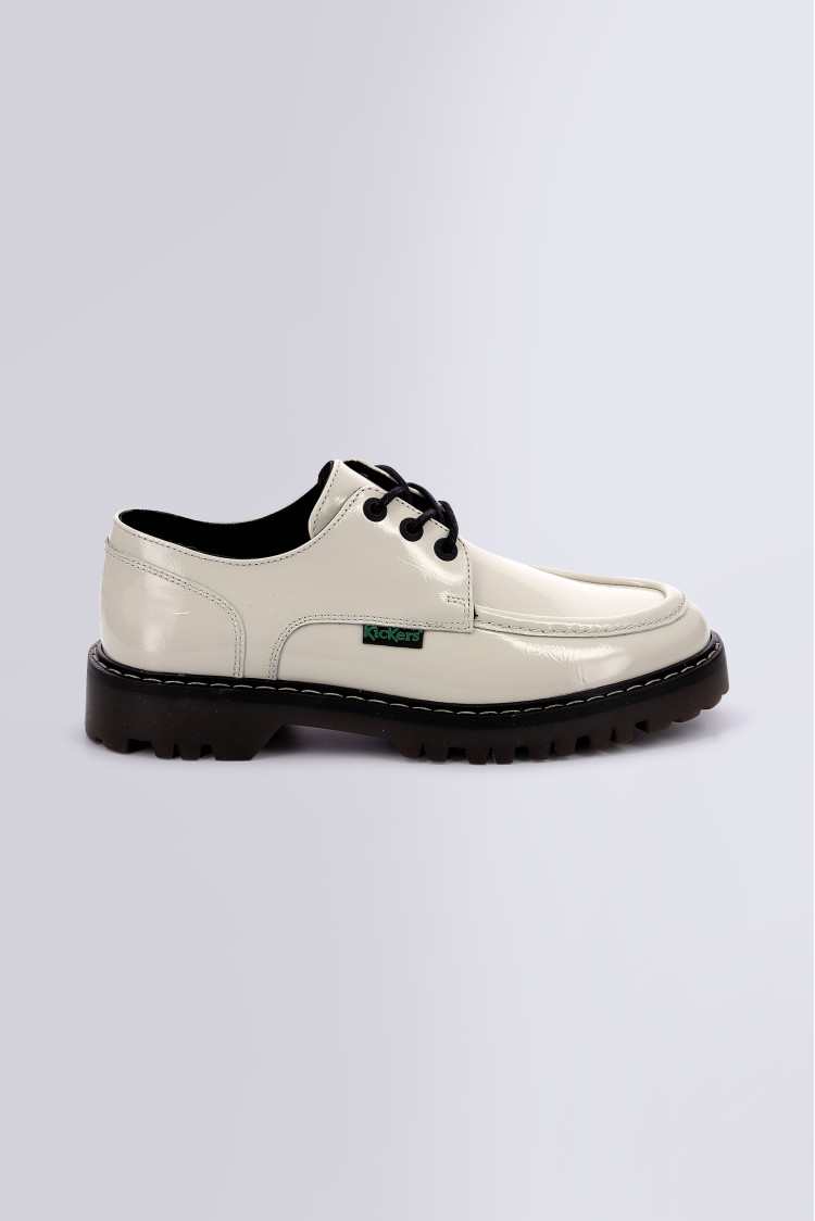 Kick Decklow Derbies blanche cass pour femme Kickers Site