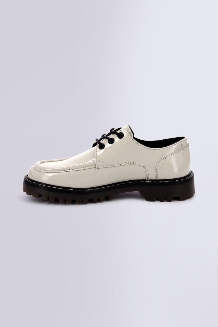 KICK DECKLOW BLANC CASSE VERNIS KICK DECKLOW BLANC CASSE VERNIS