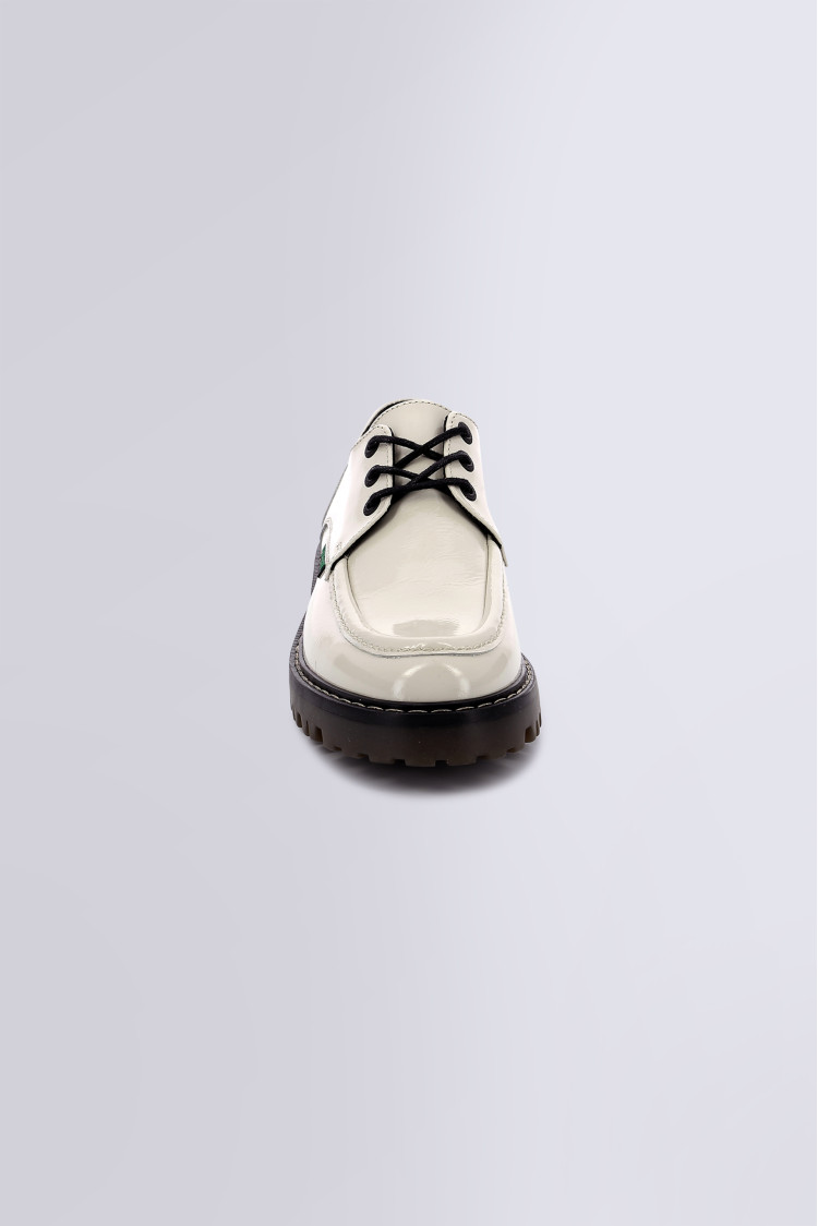KICK DECKLOW BLANC CASSE VERNIS KICK DECKLOW BLANC CASSE VERNIS