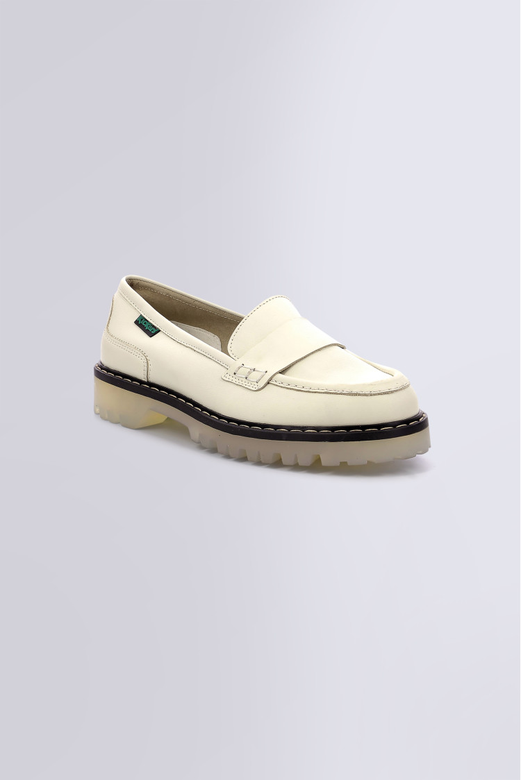 DECK LOAFER BLANC CASSE