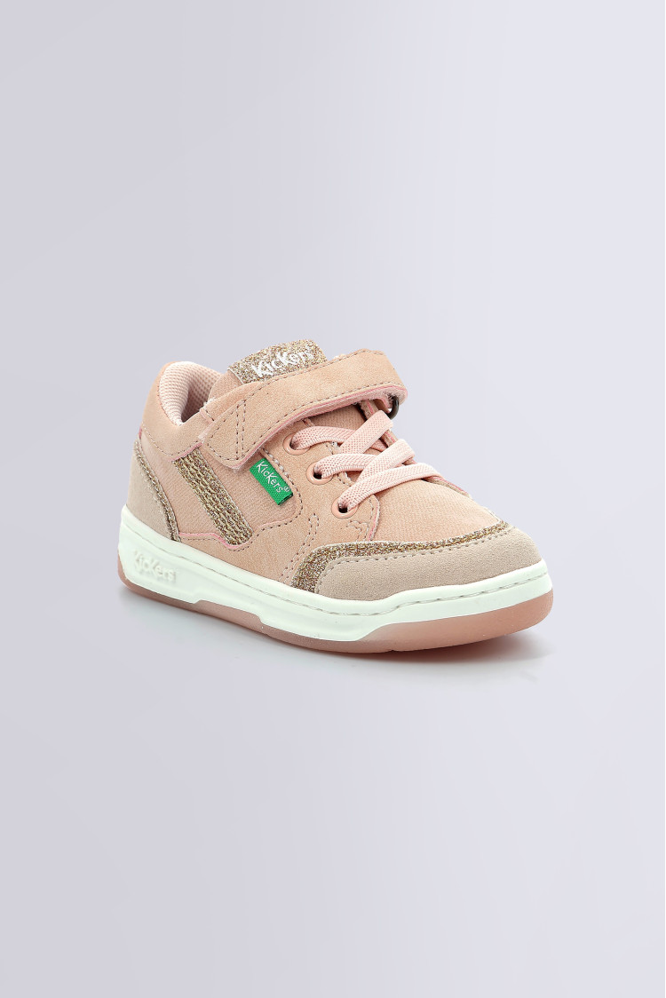 Kouic - Sneakers rose clair pour fille - Kickers © Site Officiel