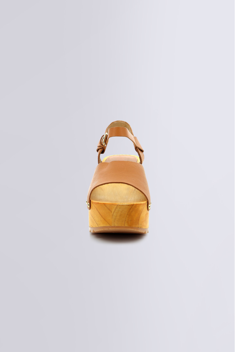Kick Wedge Wise camel sandals for woman Kickers Official website
