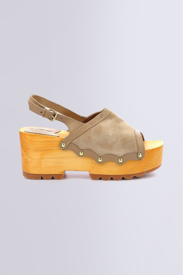 KICK WEDGE WOOD LIGHT BEIGE KICK WEDGE WOOD LIGHT BEIGE