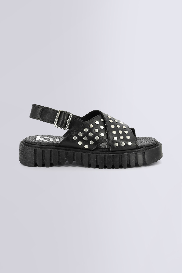 Sandales kickers noires outlet