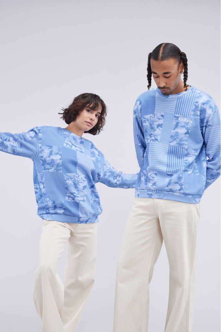 Kick Sweat Bleu Camouflage Kick Sweat Bleu Camouflage