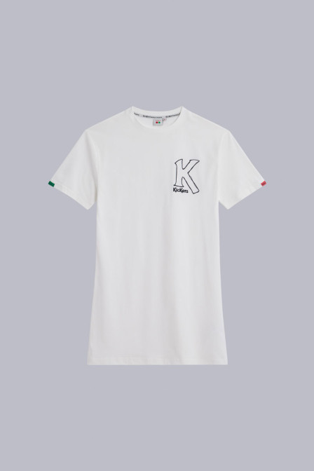 ORGANIC BIG K TSHIRT DRESS ÉCRUE ORGANIC BIG K TSHIRT DRESS ÉCRUE