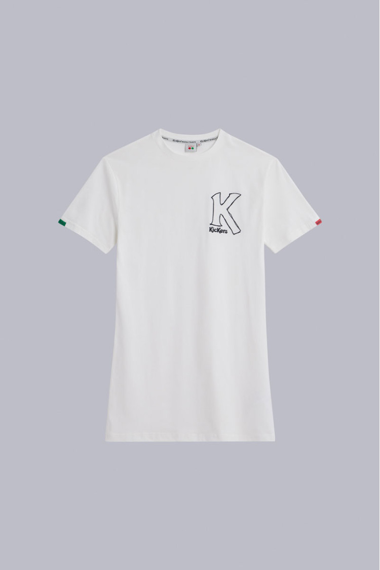 ORGANIC BIG K TSHIRT DRESS ÉCRUE ORGANIC BIG K TSHIRT DRESS ÉCRUE