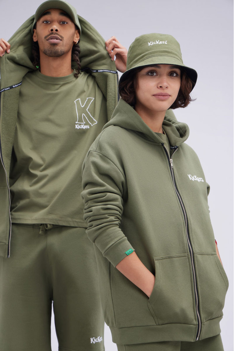 hoodie kaki femme