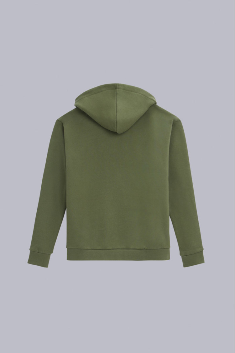 ORGANIC KICK HOODIE ZIP KAKI ORGANIC KICK HOODIE ZIP KAKI