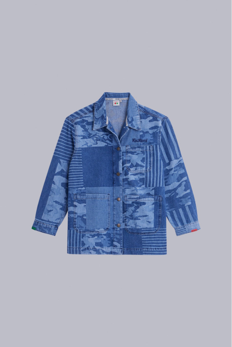 ORGANIC KICK JACKET DENIM CAMOUFLAGE ORGANIC KICK JACKET DENIM CAMOUFLAGE