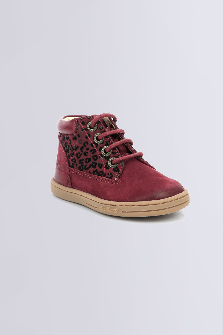 TACKLAND BORDEAUX LEOPARD