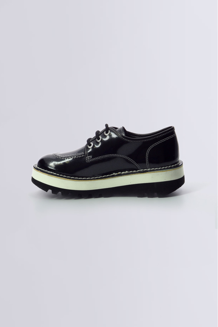 KICKOUGIRL BLACK PATENT KICKOUGIRL BLACK PATENT