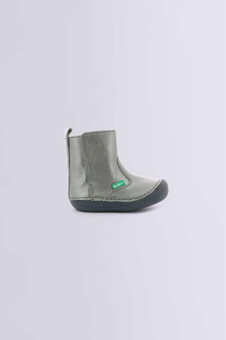 Bottines fille - KICKERS - Gris argent