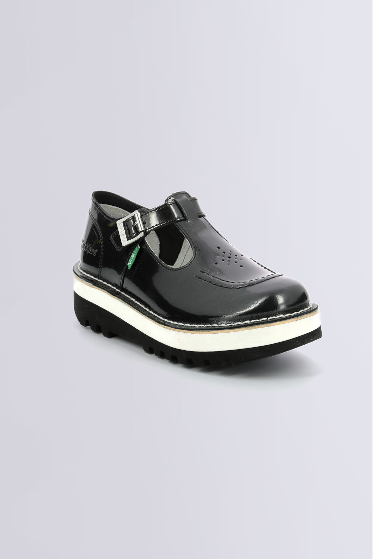 KICKOUSTRAP BLACK PATENT KICKOUSTRAP BLACK PATENT