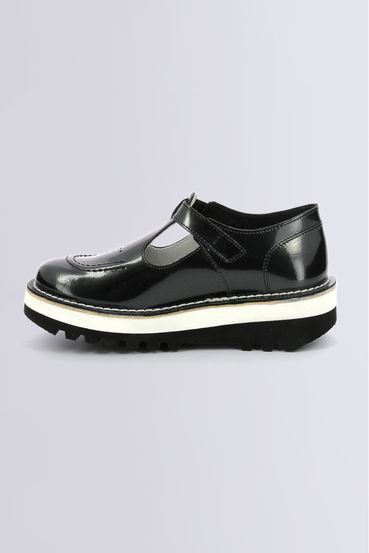 KICKOUSTRAP BLACK PATENT KICKOUSTRAP BLACK PATENT