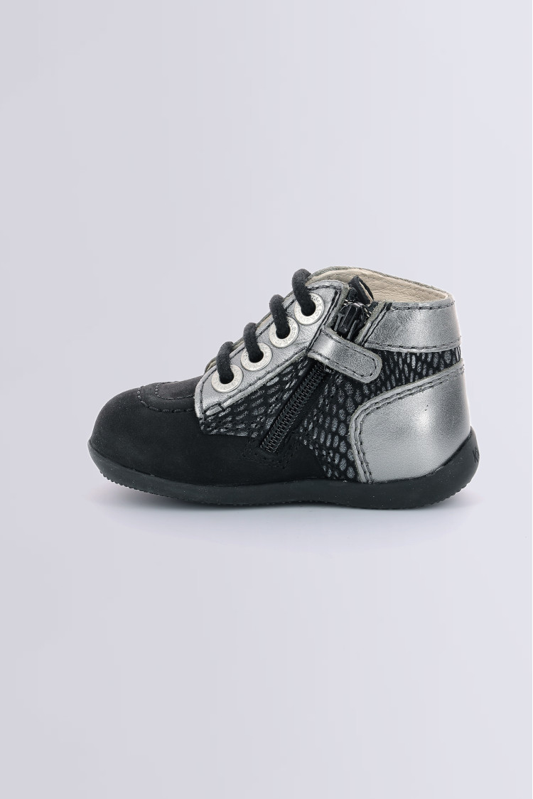 BONZIP NOIR ARGENT IMPRIME BONZIP NOIR ARGENT IMPRIME