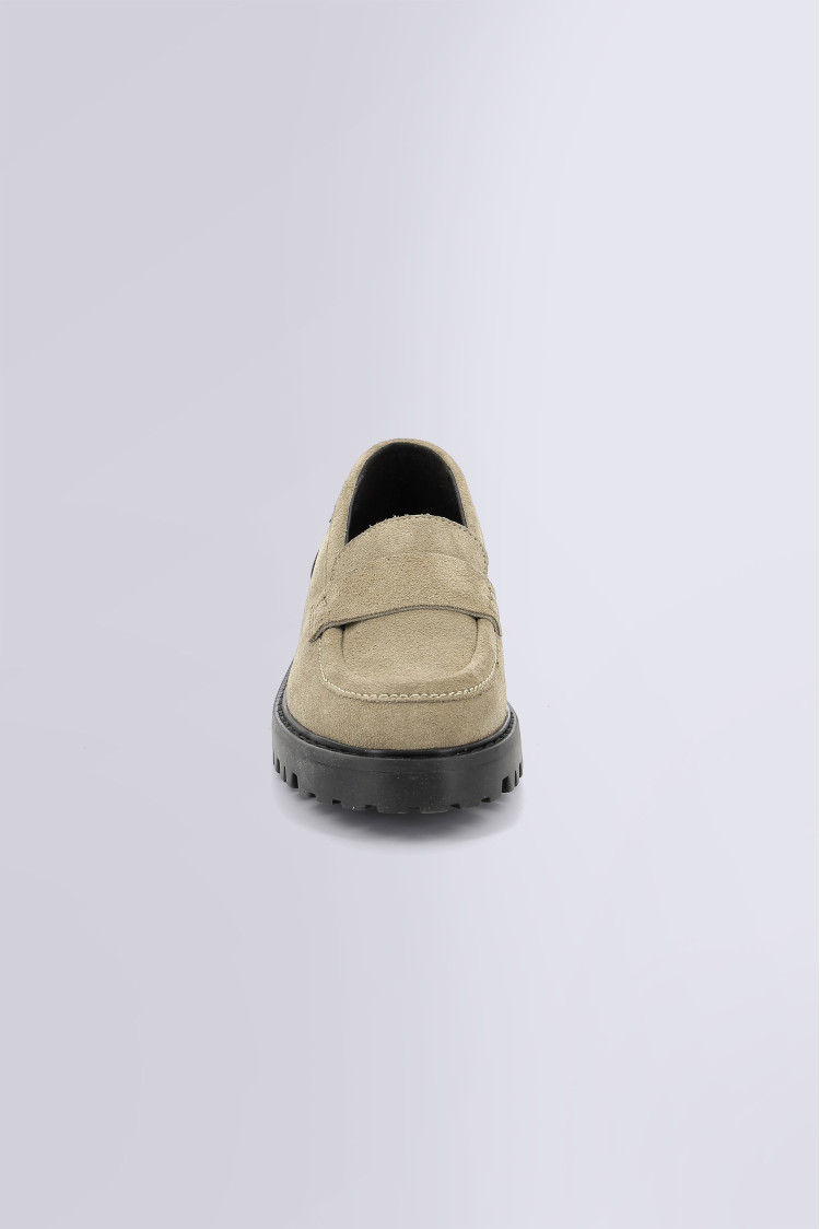 Deck Loafer Mocassins argent pour femme Kickers Site Officiel