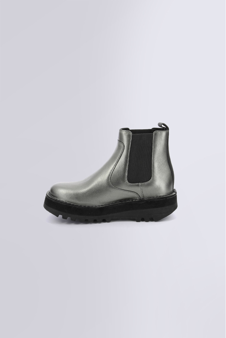 Bottines on sale gris métallisé
