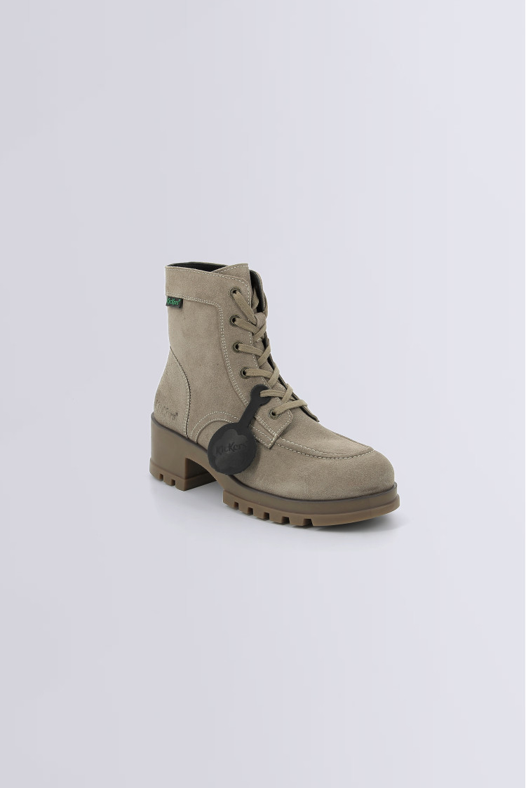 Kick Hello Boots argent pour femme Kickers Site Officiel