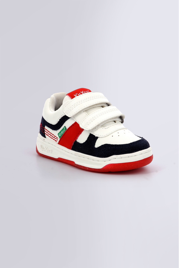 KALIDO WHITE NAVY RED