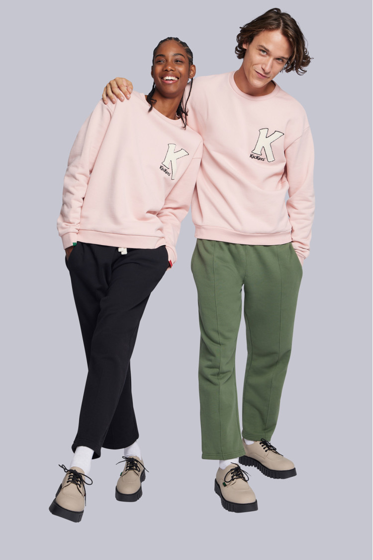 ORGANIC BIG-K SWEAT ROSE ORGANIC BIG-K SWEAT ROSE