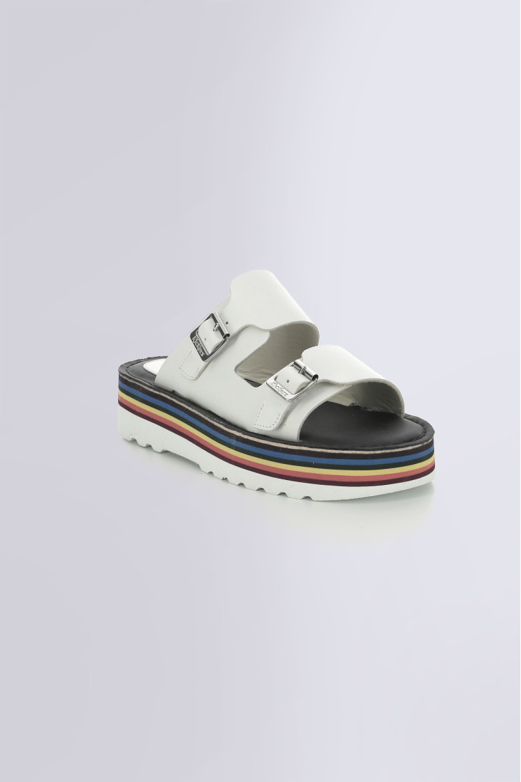 KICK HOT BLANC SEMELLE MULTICOLOR KICK HOT BLANC SEMELLE MULTICOLOR