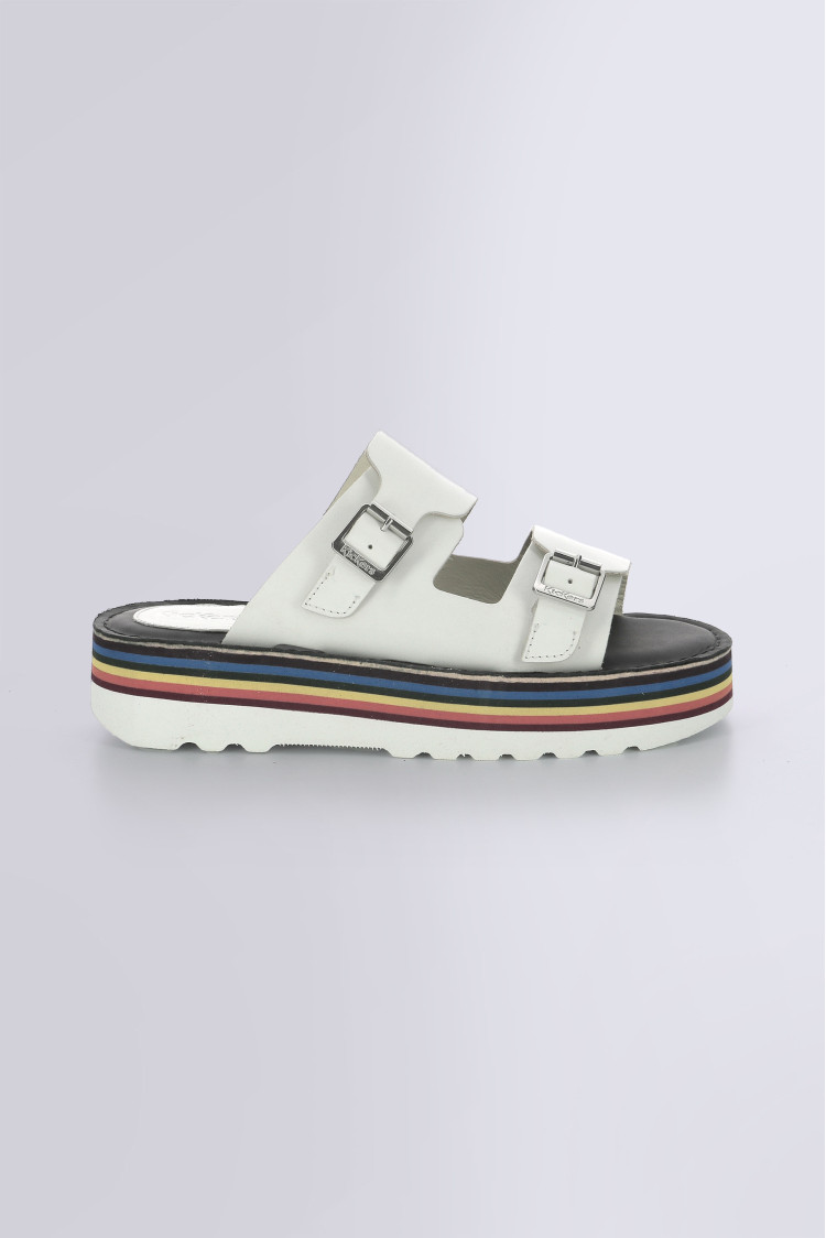 KICK HOT BLANC SEMELLE MULTICOLOR KICK HOT BLANC SEMELLE MULTICOLOR