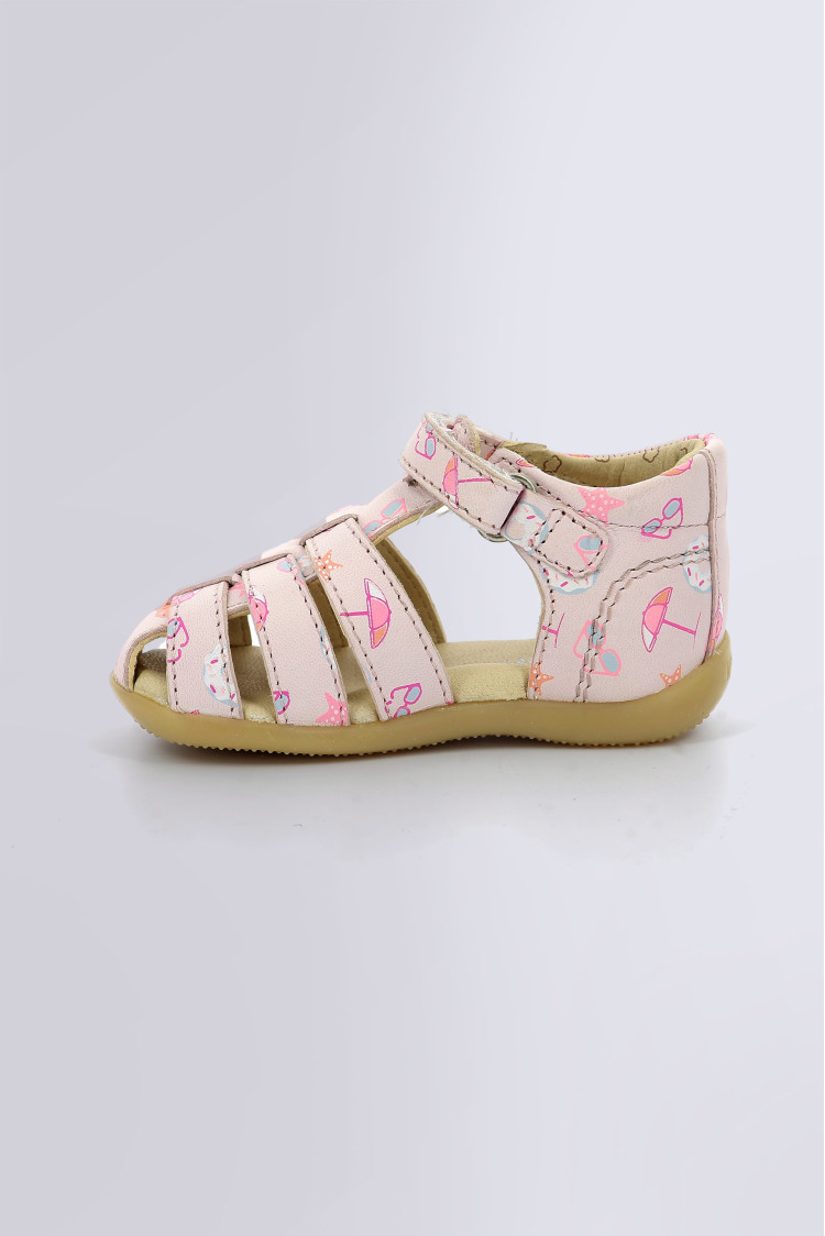 Bigflo pink sandals for girl Kickers Official website