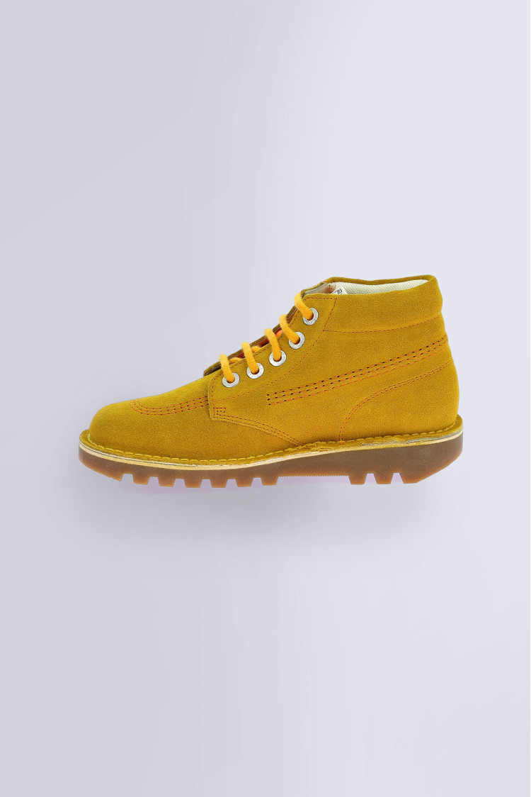 Kick Hi Bottillons jaune pour femme Kickers Site Officiel