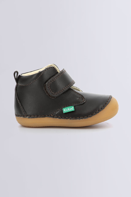 Sabio - Botines marrón oscuro para niña y niño - Kickers © Página oficial
