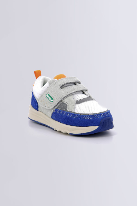 Kikustom - Sneaker in weiß, blau und orange für Jungen - Kickers © Offizielle Website