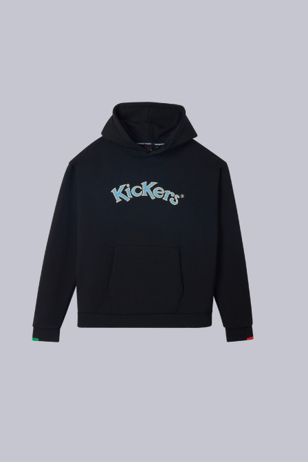 Kick Hoodie - Schwarzer Unisex-Kapuzenpullover - Kickers © Offizielle Website Kick Hoodie - Schwarzer Unisex-Kapuzenpullover - Kickers © Offizielle Website